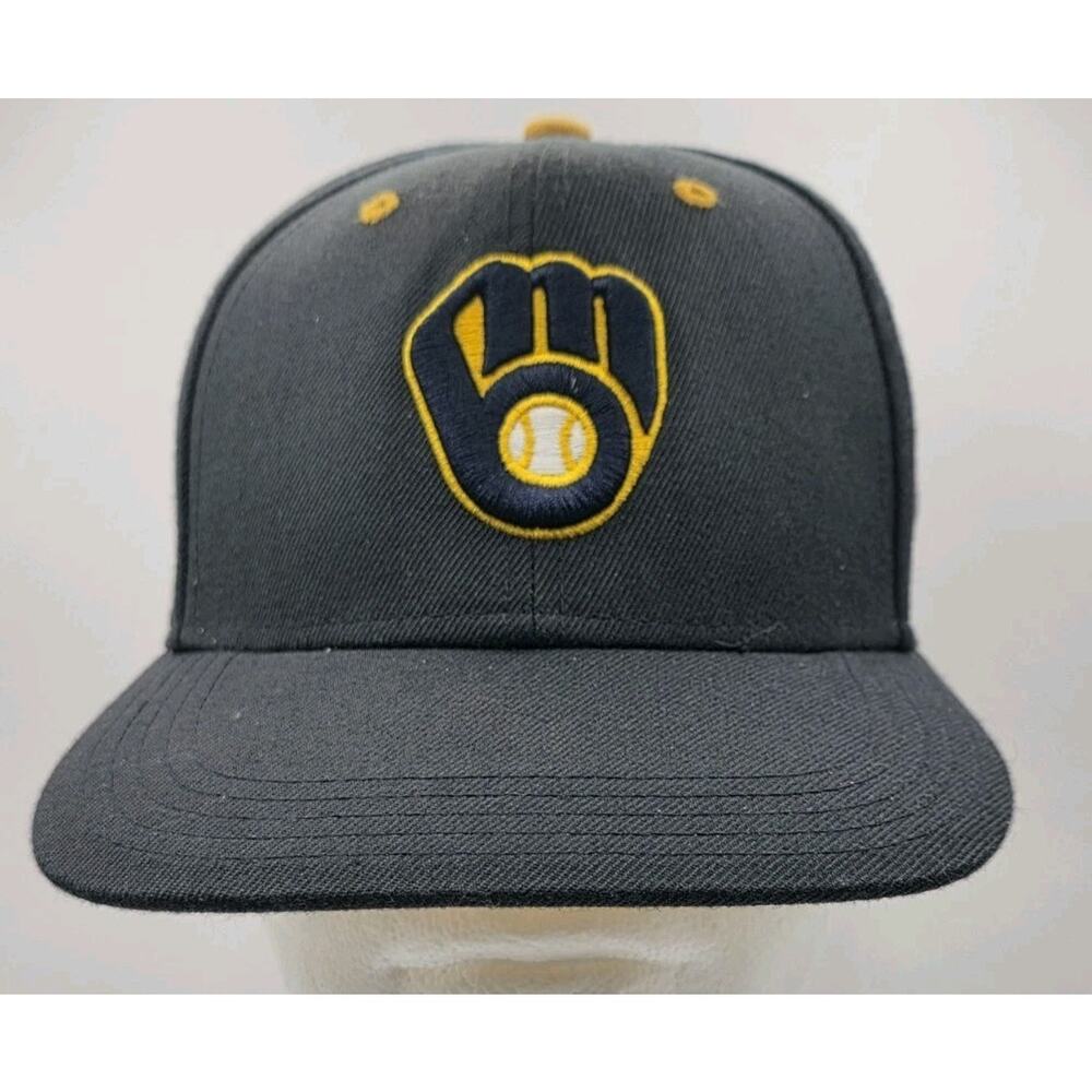 Milwaukee Brewers 47 Brand Retro Logo Blue Kids‎ MLB Snapback Hat Baseball Cap